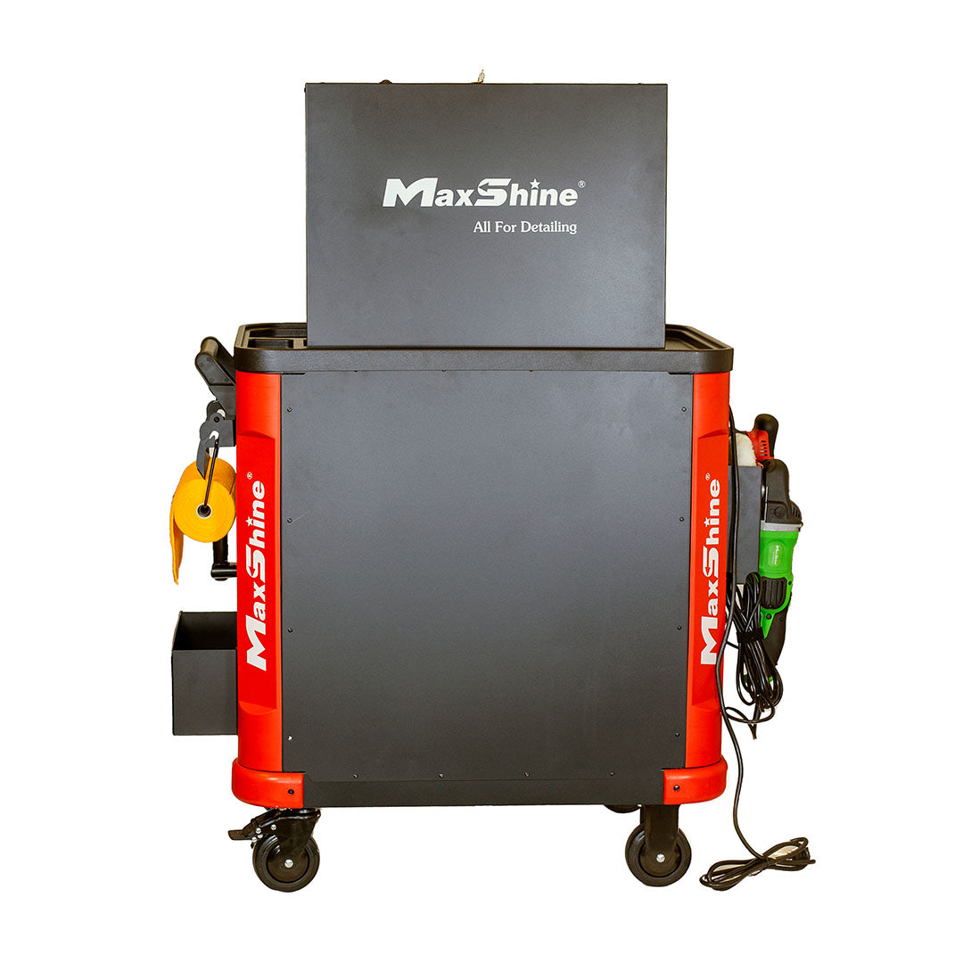 Auto Detailing Cart Power Strip with Sockets & USB Auto Detailing Cart with Power Strip maximizes your detailing efficiency. This mobile workstation keeps