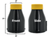 Stubby Nozzle Co. STUBBY® Car Drying Nozzle for DEWALT 60V MAX Leaf Blowers (DCBL772B & DCBL777B) product closeup - auto detailing equipment