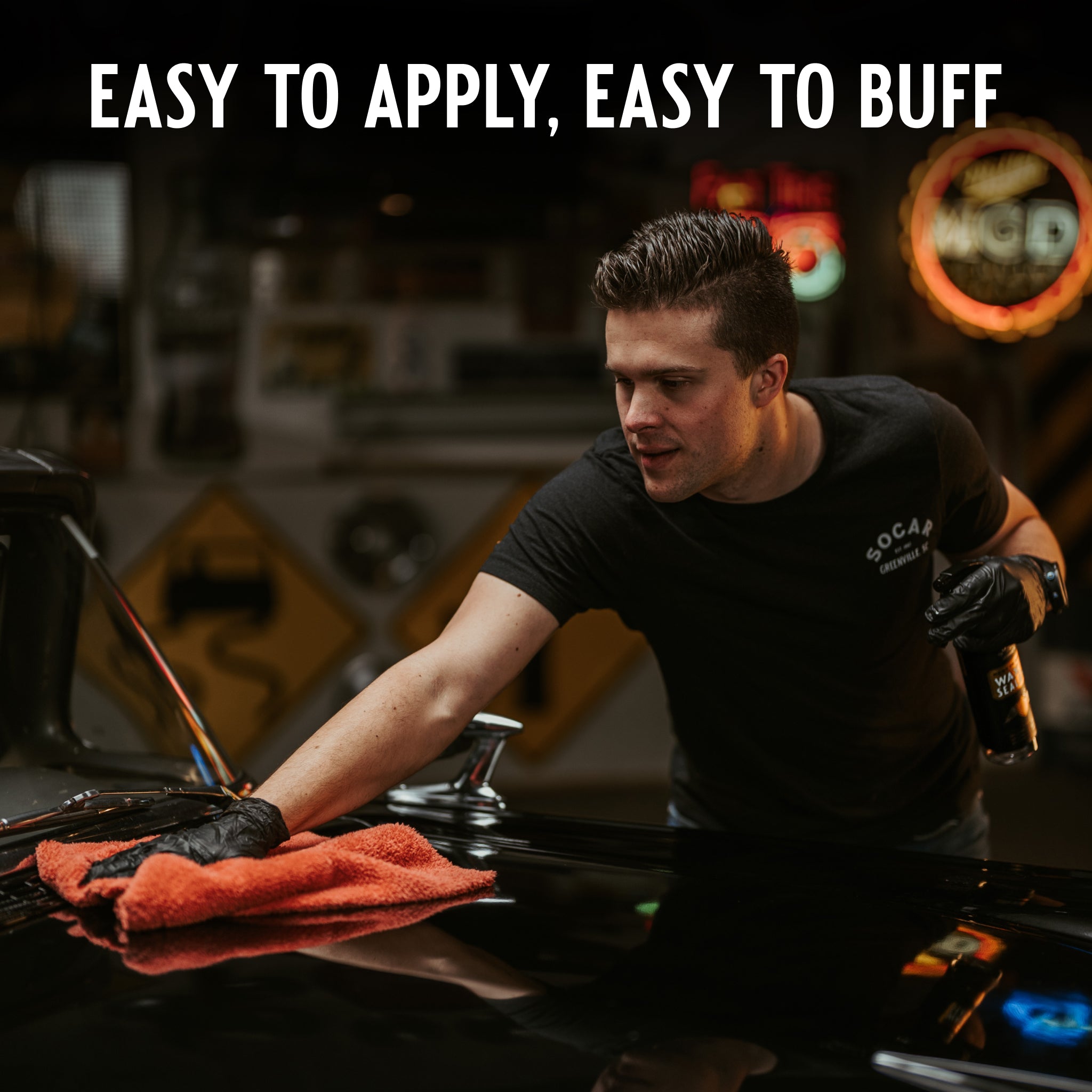 Best in Show Sealant enhances the luster of the paint on your SUV, car, truck, RV, motorcycle, boat, & more. It creates a mirror-like finish, turning heads