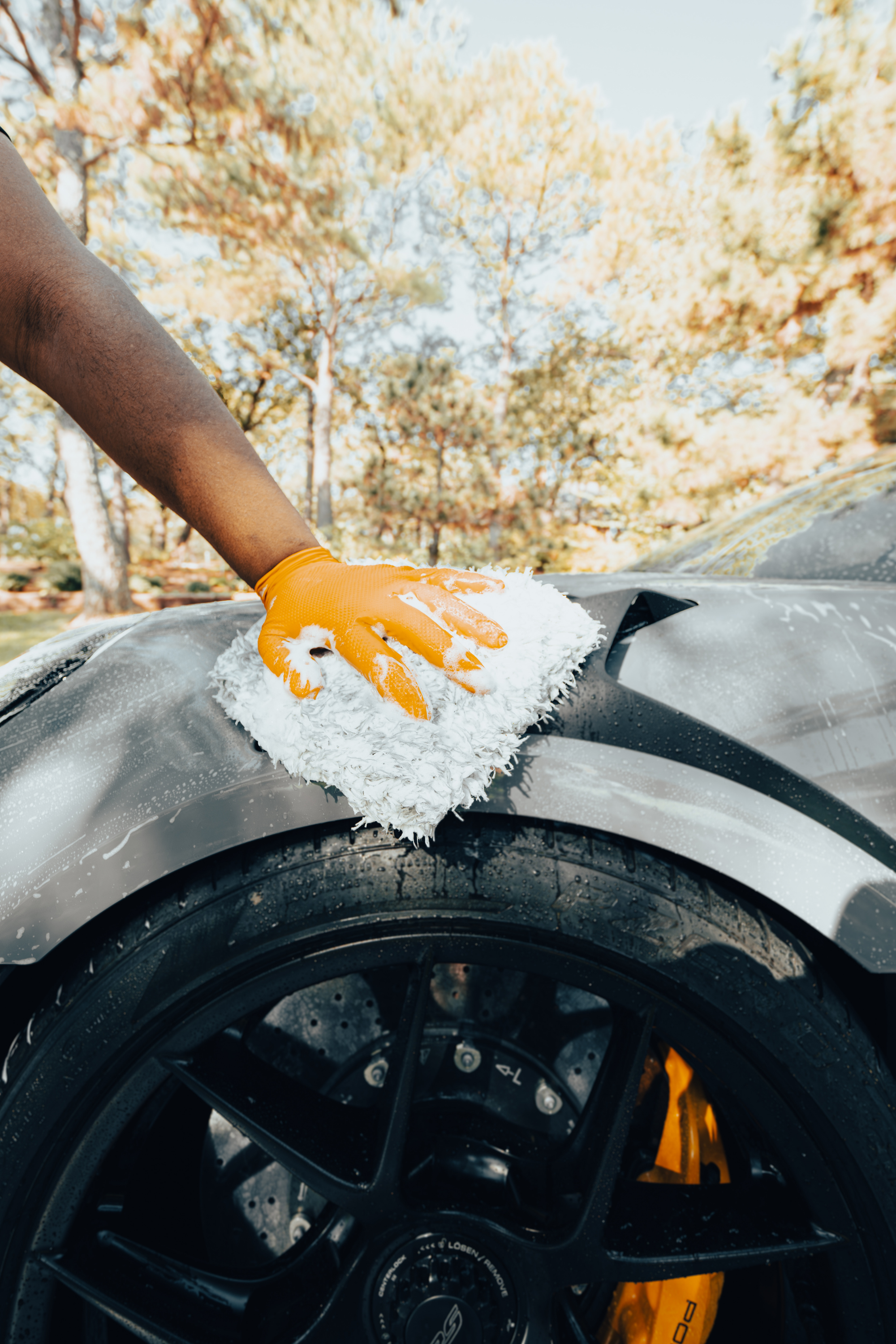 Blackline Car Care BLACKLINE® MICROFIBER WASH MITT - detail shot 4