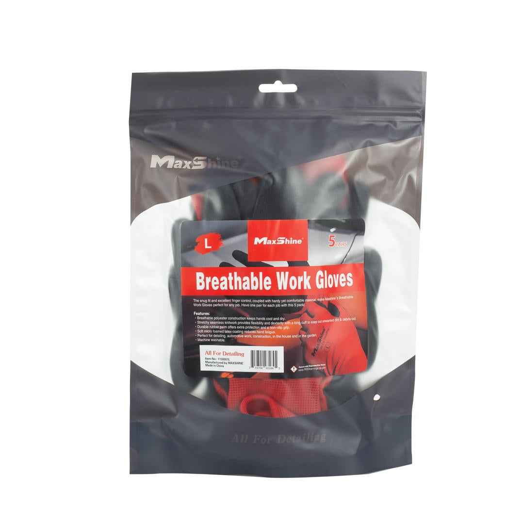Breathable Work Gloves | Hand Protection, Flexible Finger Control, Non-slip Grip The breathable work gloves are ideal for protecting hands from various tasks