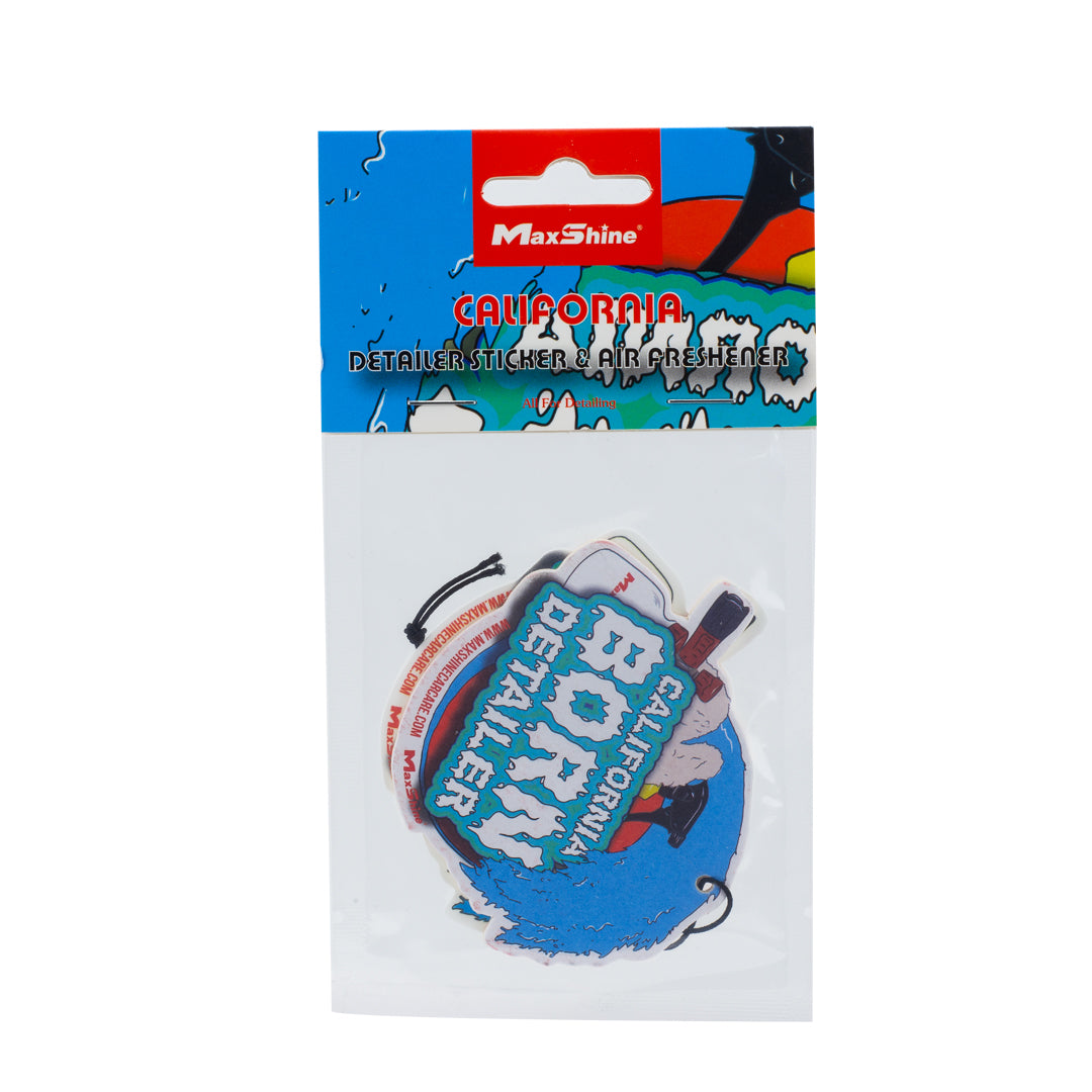 Maxshine California Sticker & Air Freshener for Car Detailers Maxshine-inspired California Sticker and Air Freshener for car detailers. A good giftable item