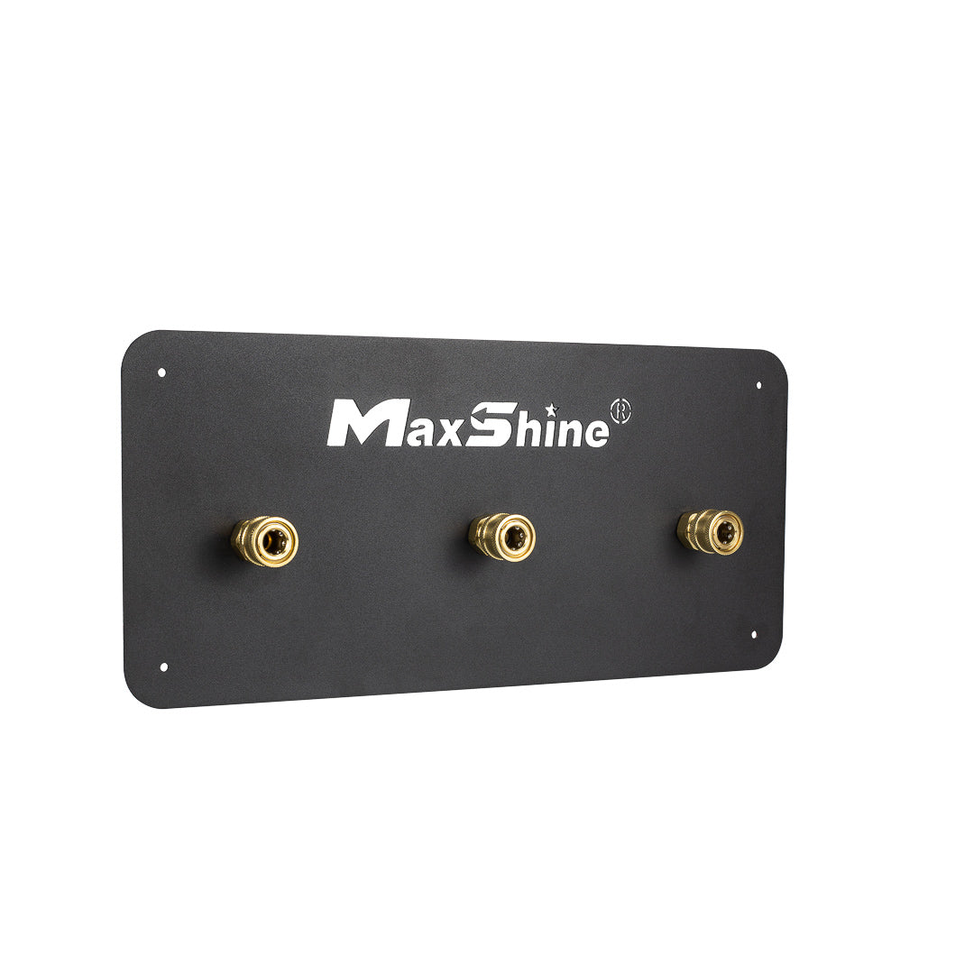 Foam Cannon Wall Mount The Foam Cannon Wall Mount ensures a tidy and orderly arrangement of your car washing tools, securely accommodating up to three foam