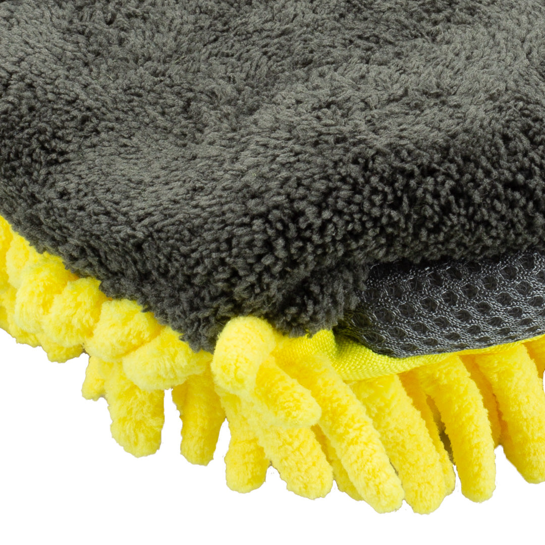 Maxshine Chenille Mitt | 3 in 1 Chenille Microfiber Wash Mitt product closeup - auto detailing equipment