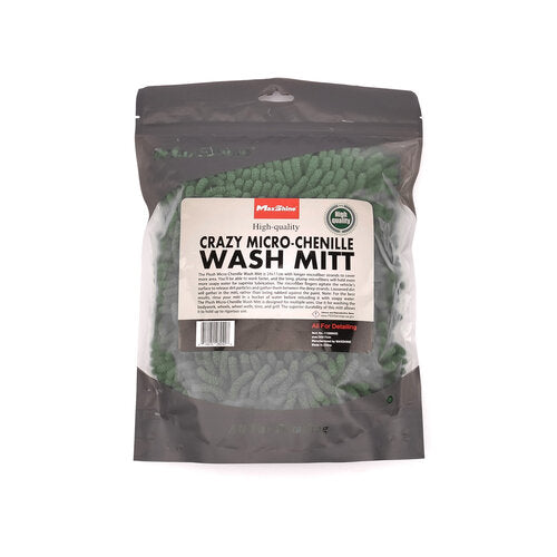 Maxshine Chenille Microfiber Wash Mitt – Green