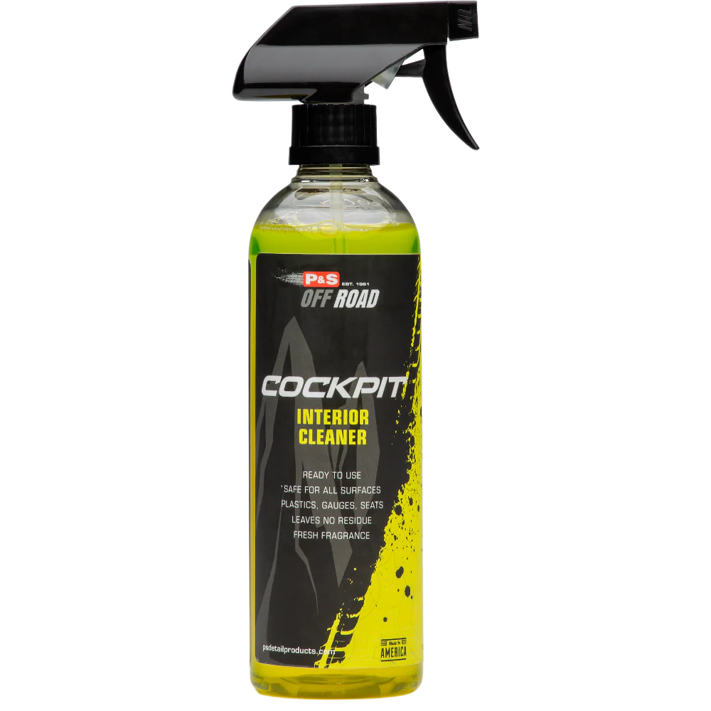 P&S Detailing Products P&S Cockpit Interior Cleaner PINT in use - professional detailing application
