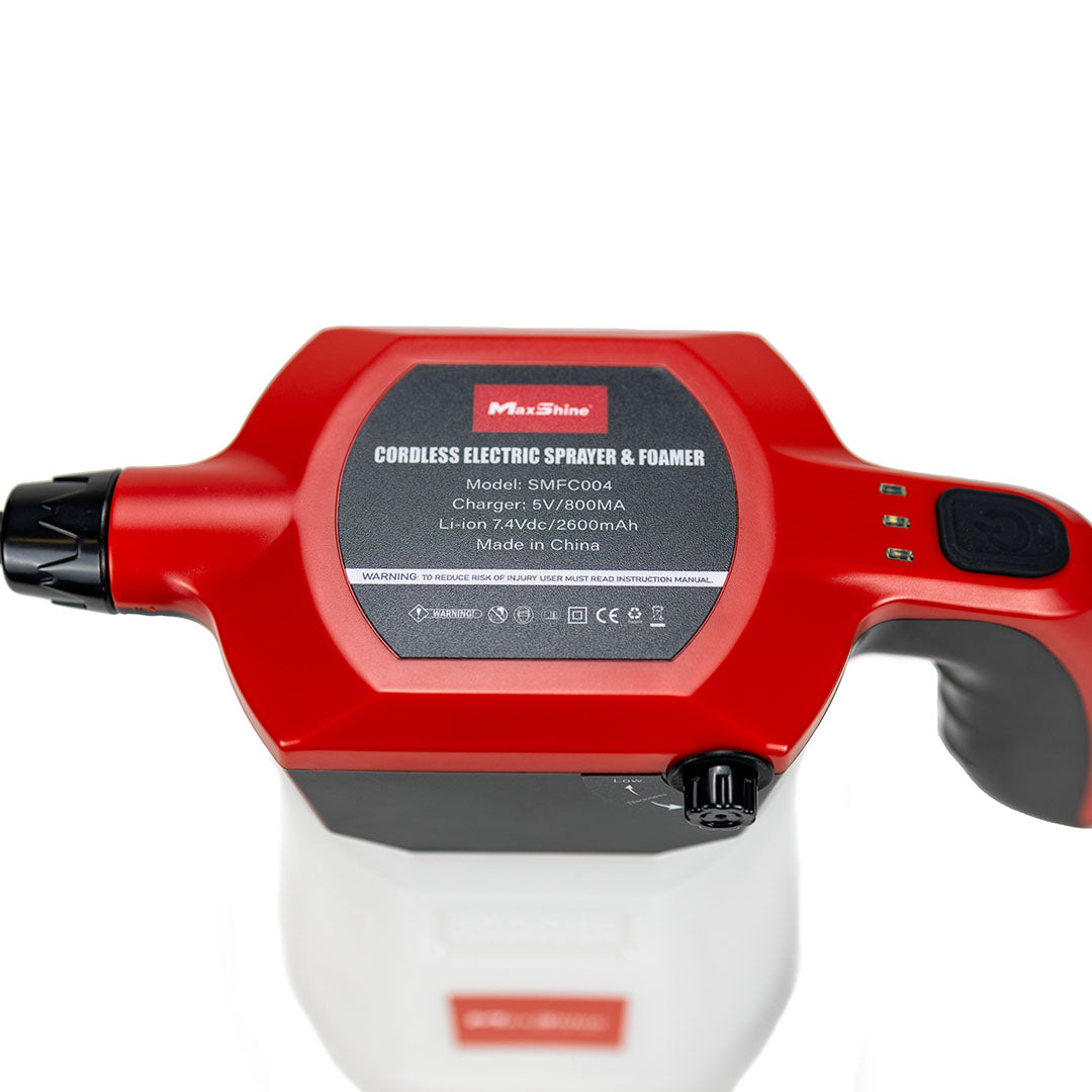 Cordless Electric Sprayer & Foamer This Cordless Electric Sprayer & Foamer is a versatile tool that will make washing your car easier and more effective. It