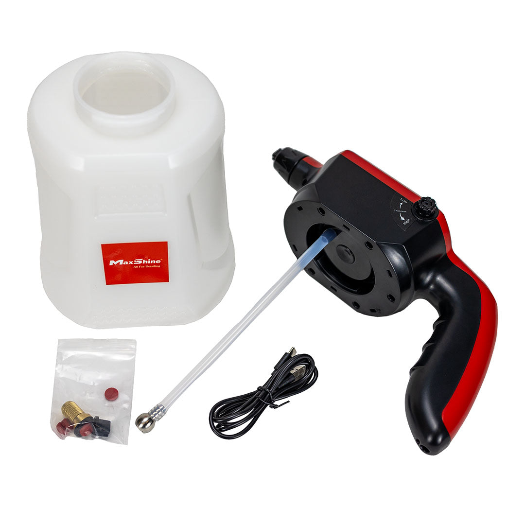 Cordless Electric Sprayer & Foamer This Cordless Electric Sprayer & Foamer is a versatile tool that will make washing your car easier and more effective. It