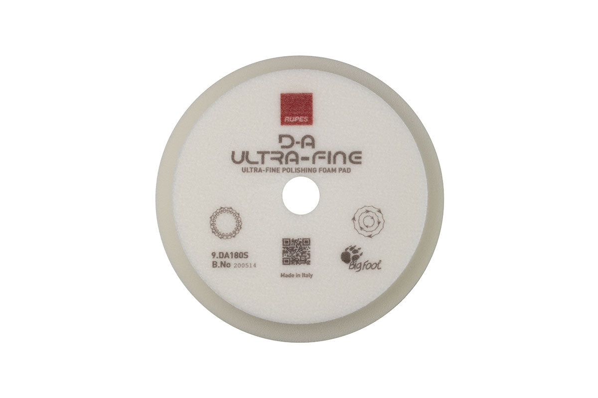 Rupes PAD, RUPES DA180S DA FINE 7" WHITE in use - professional detailing application