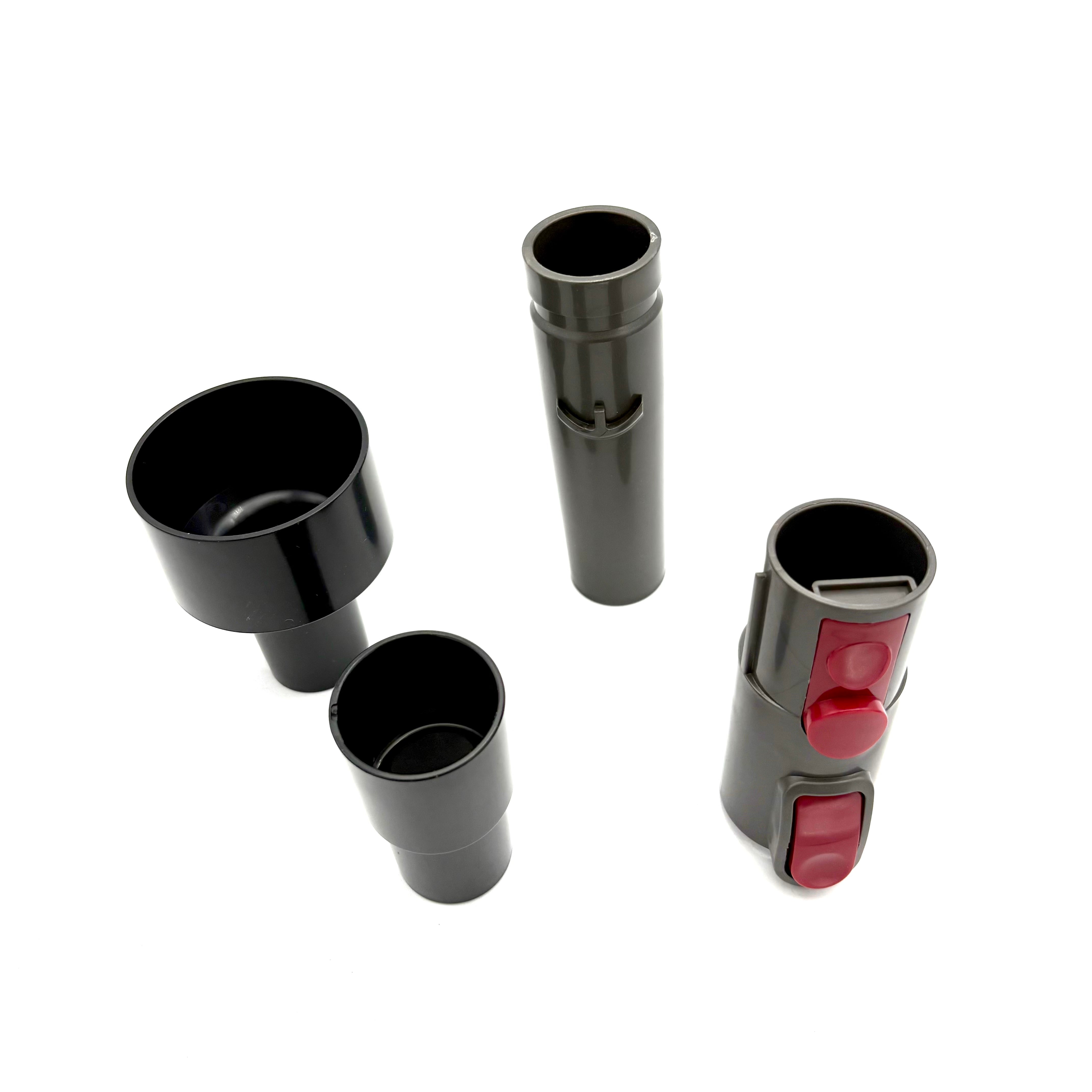 Make Your Fur Eel Fit Any Vacuum Switch between nearly 99% of vacuums—Dyson, Shark, Bissell, Miele, Shop-Vacs, and more—with this universal adapter kit. One