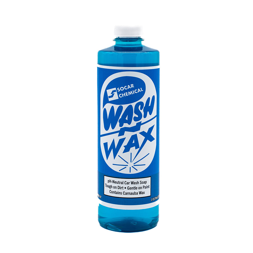 Wash n Wax is a neutral pH detergent with emulsifiers that provide excellent cleaning and rinse ability. Contains Carnauba Wax to repair normally occurring