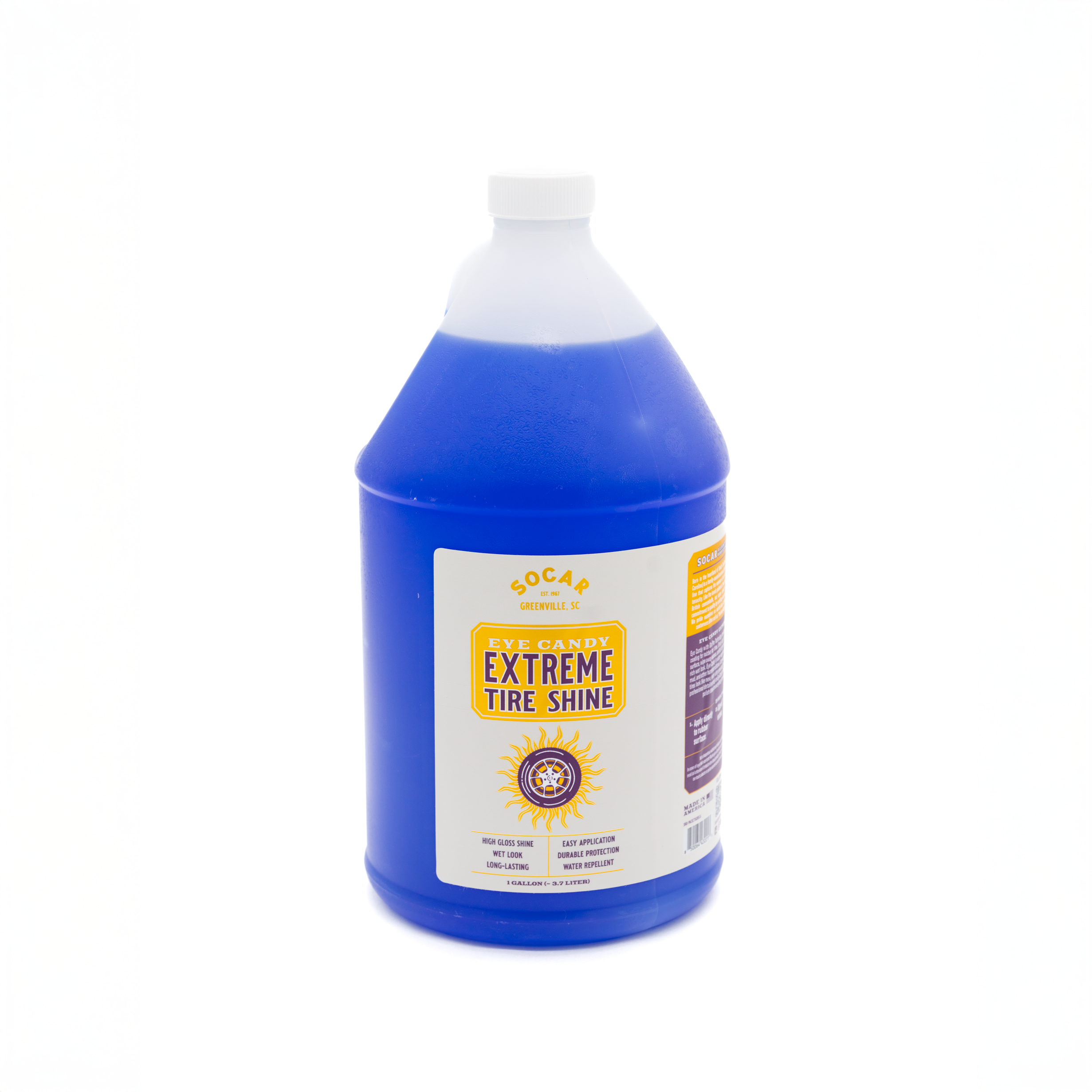 Eye Candy Extreme Tire Shine provides a durable high-gloss protective coating for rubber car tires. Eye Candy Extreme Tire Shine provides the ultimate