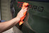 Spit Shine contains 100% Brazilian Wax Palm Resin for the clearest, shiniest finish around.. Spit shine uses the natural oils and resin found in Carnauba Wax