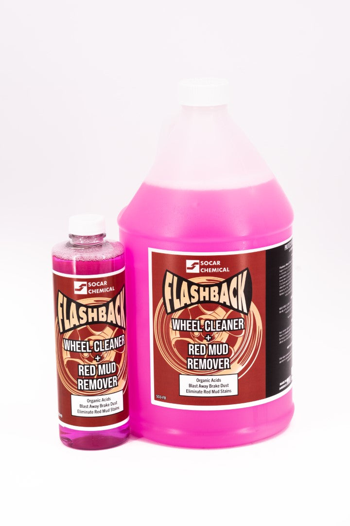 Flashback Wheel Cleaner & Red Mud Remover is designed for the toughest cleaning jobs around. Whether it's blasting brake dust from your wheels, or eliminating
