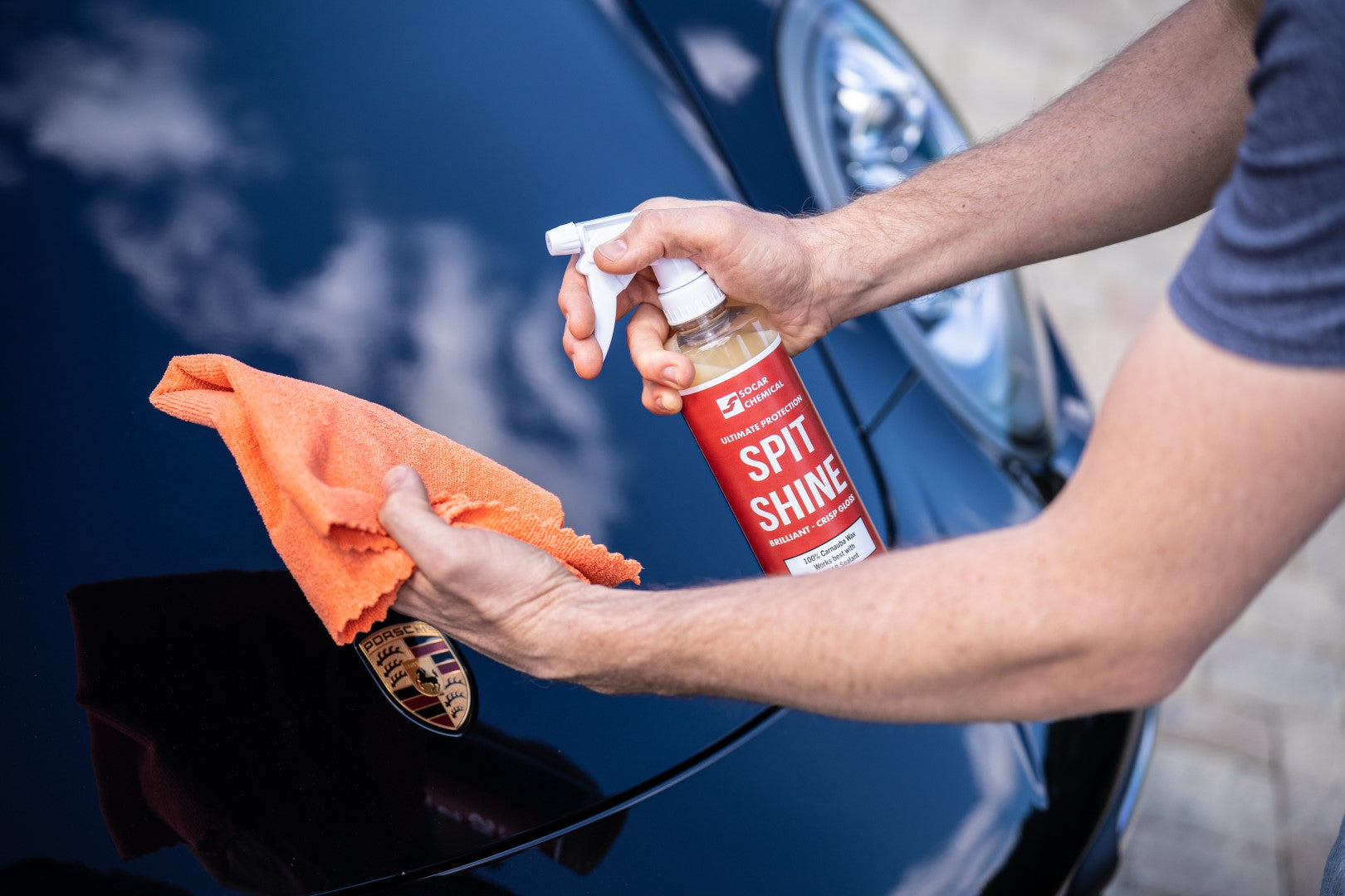 Spit Shine contains 100% Brazilian Wax Palm Resin for the clearest, shiniest finish around.. Spit shine uses the natural oils and resin found in Carnauba Wax