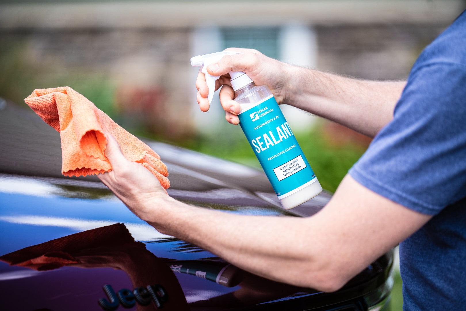 Socar Chemical Sealant is the best all-purpose coating for your car, truck, boat or RV. Sealant is scientifically formulated to protect the finish of your