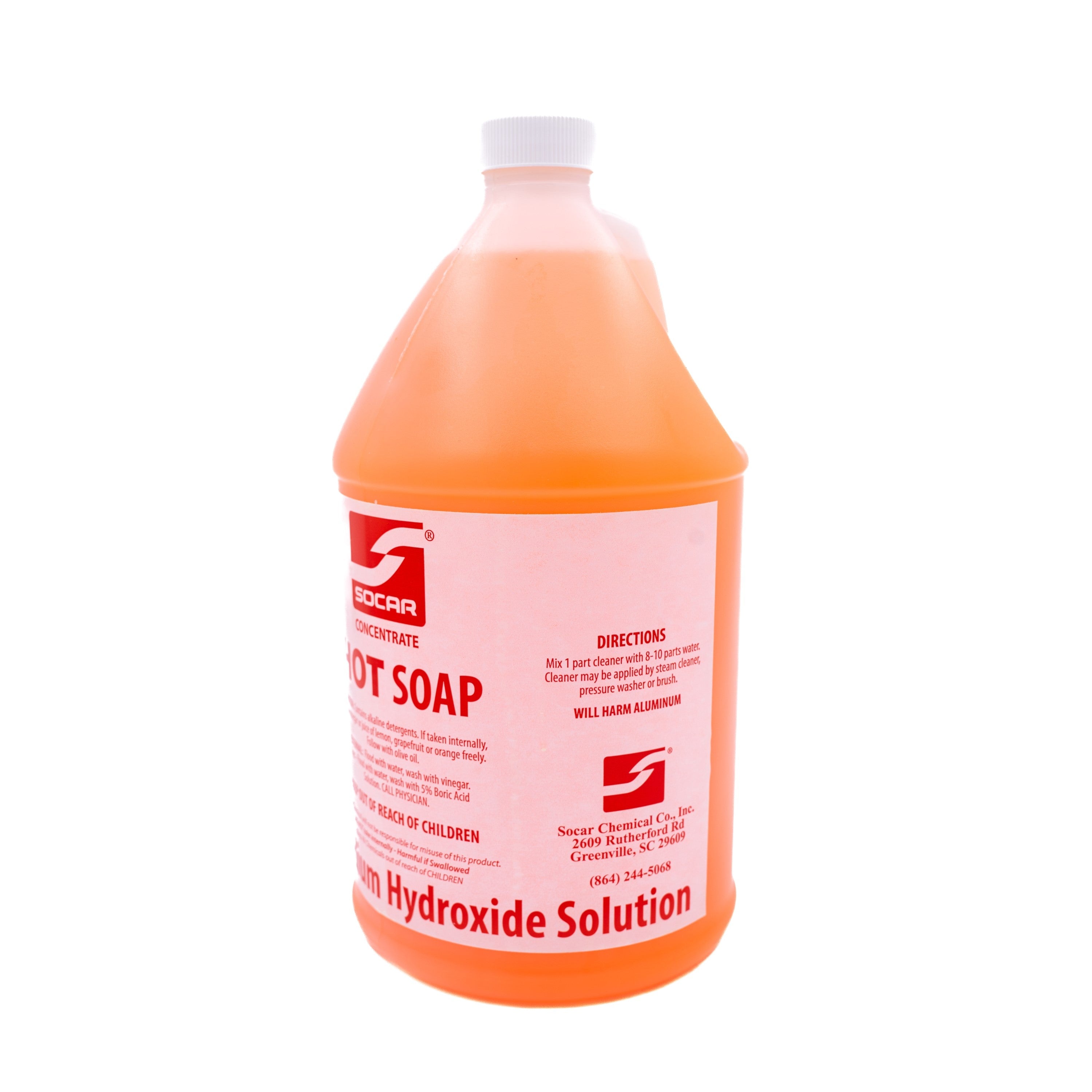 Hot Soap is ideal for degreasing and cleaning heavy transport and material handling equipment. Hot Soap cleans and removes oxidation and carbon buildup. Works