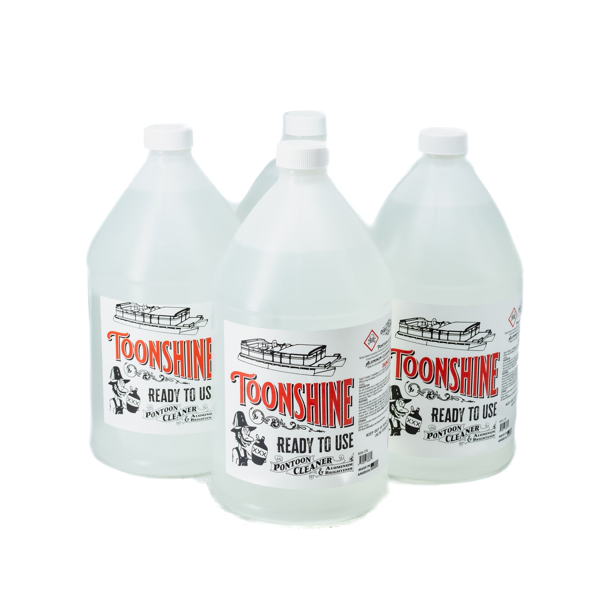 Toonshine - new from Socar Chemical - is the best READY-TO-USE pontoon cleaner and aluminum brightener on the market! Our proprietary formula penetrates the