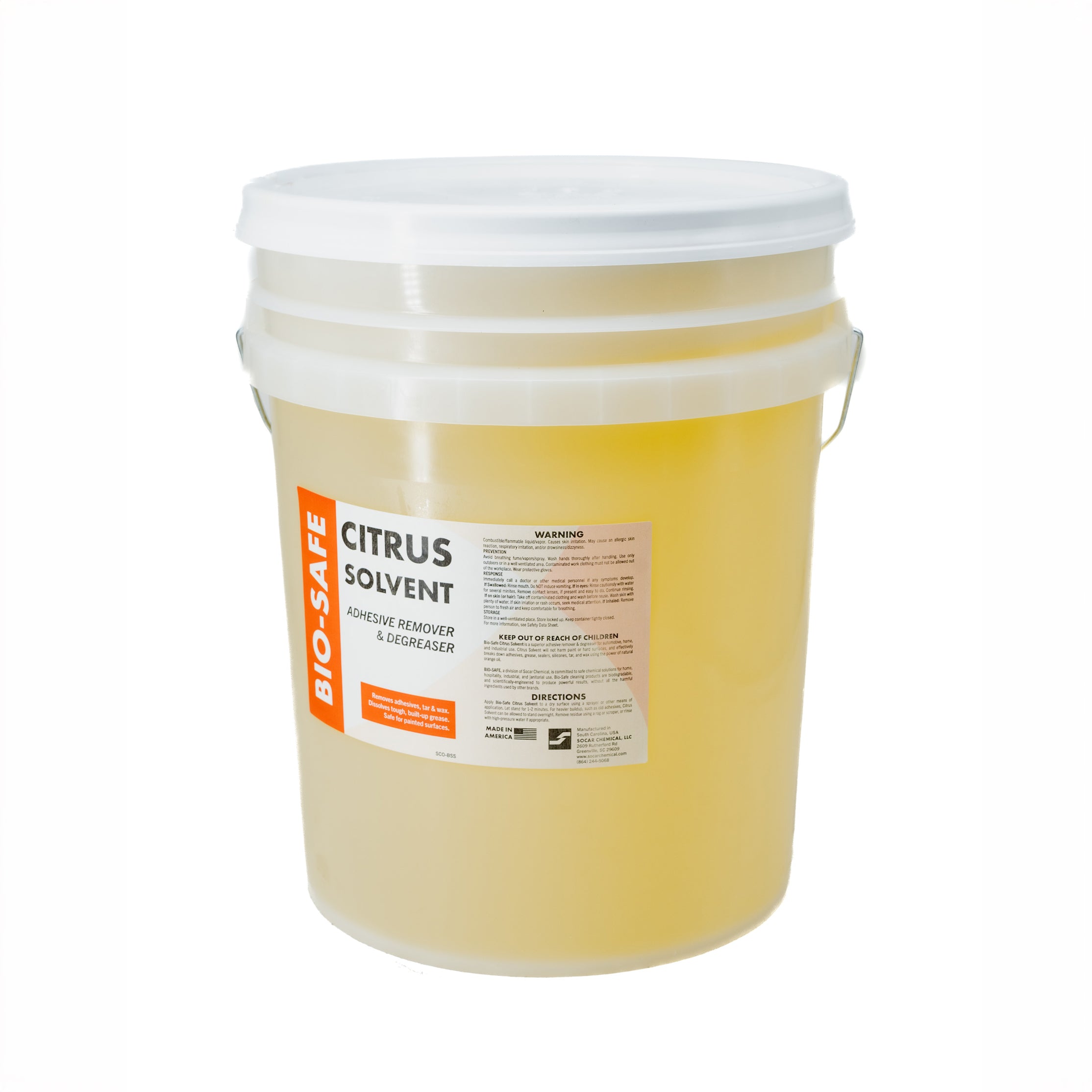 Bio-Safe Citrus Sol is a superior adhesive remover, grease remover for automotive, home, and industrial use. Citrus solv will not harm painted or hard