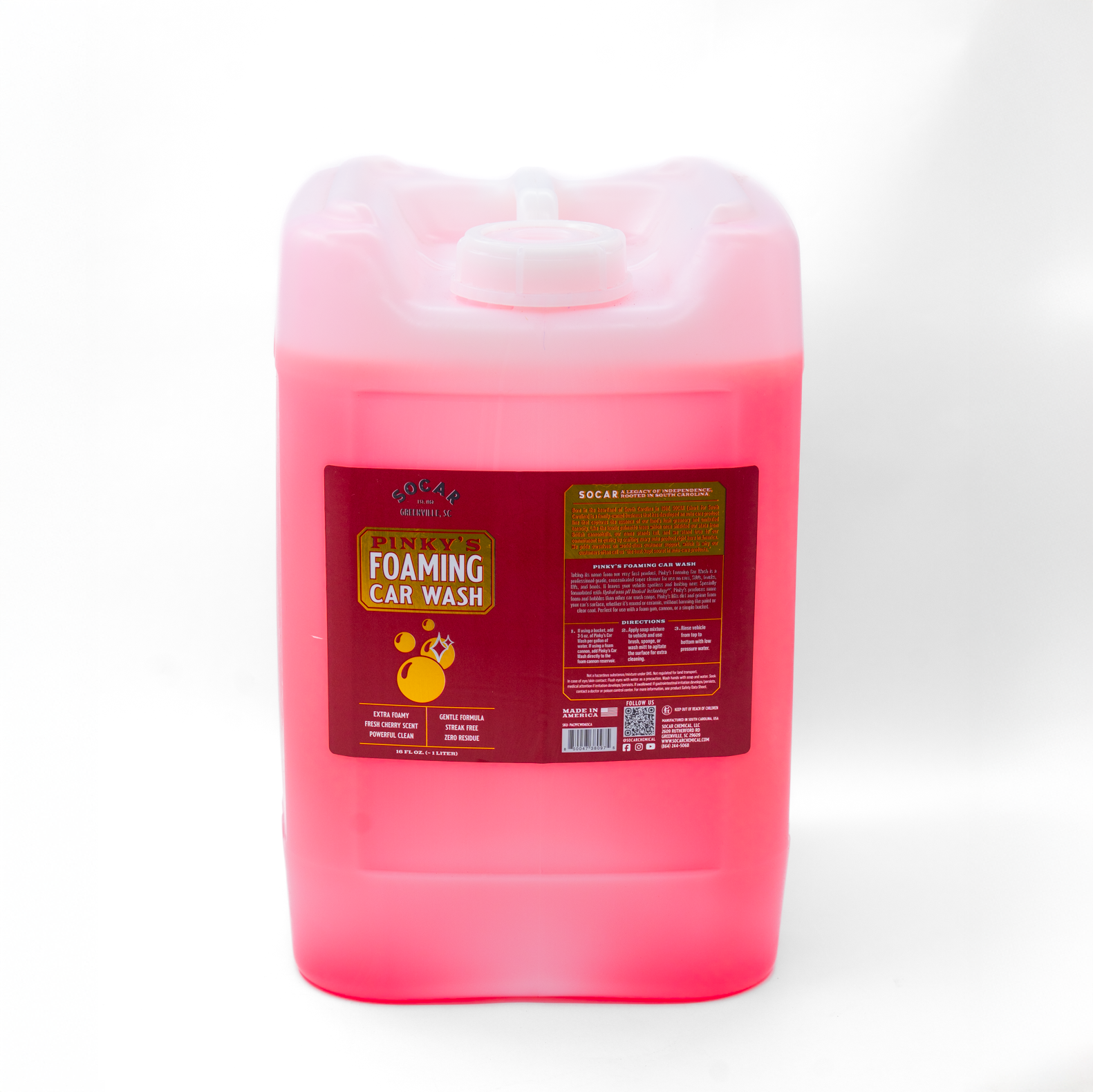 Pinky’s Foaming Car Wash with HydroFoam pH Neutral Technology™ Pinky’s Foaming Car Wash is a professional-grade, concentrated super cleaner for use on cars