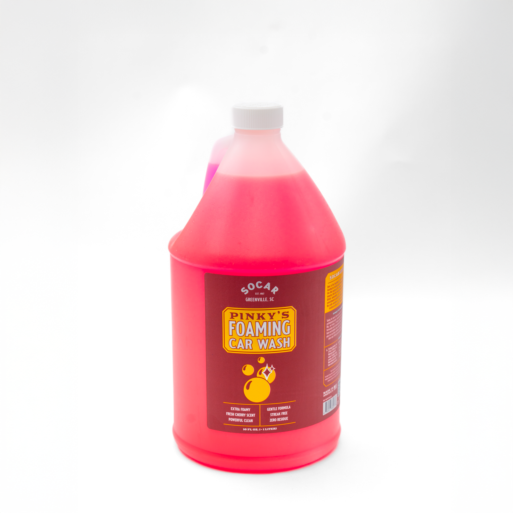 Pinky’s Foaming Car Wash with HydroFoam pH Neutral Technology™ Pinky’s Foaming Car Wash is a professional-grade, concentrated super cleaner for use on cars