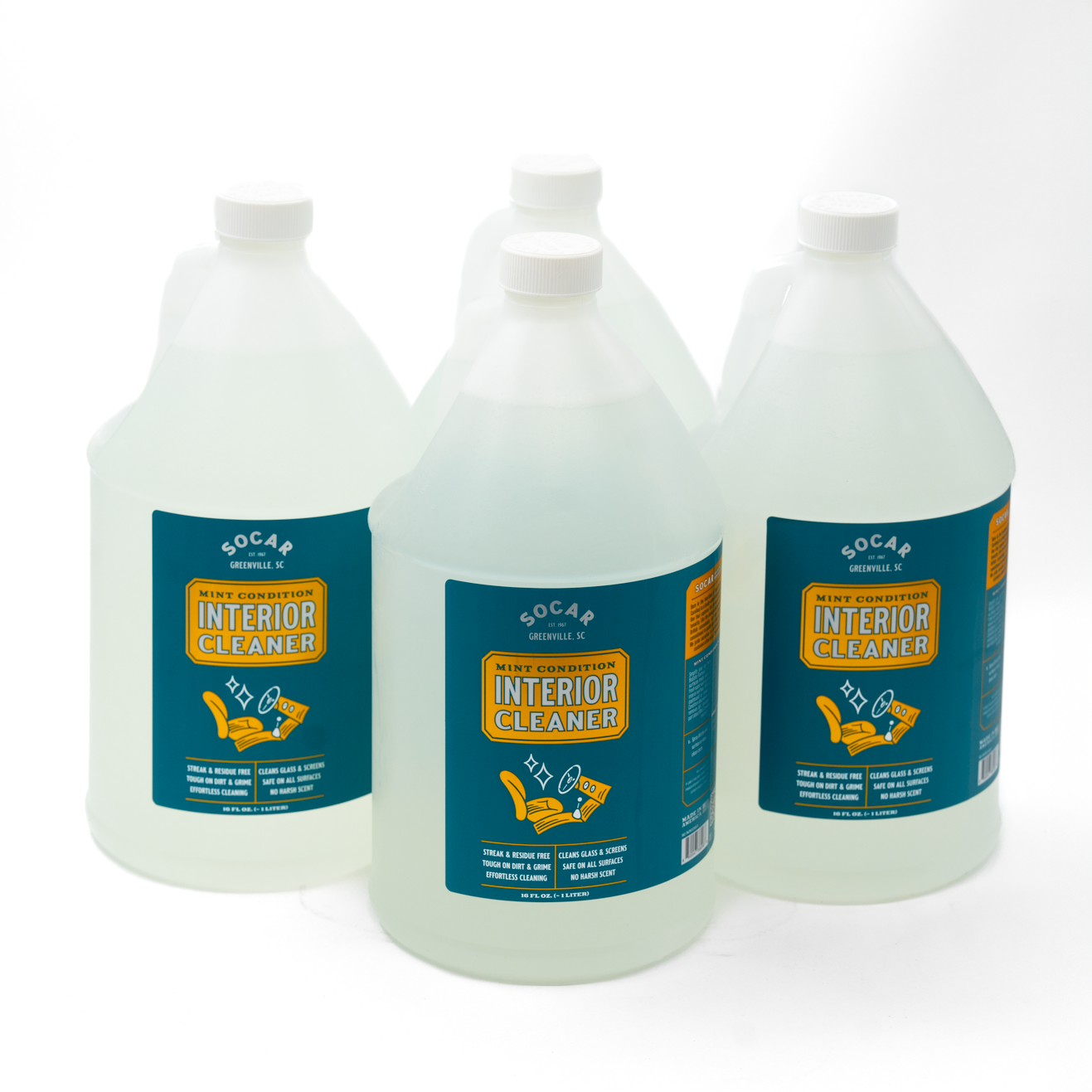 When life’s messes show up... Mint Condition with BioSafe Formula™ is perfect for erasing fingerprints, dirt, dust, and grime from all hard surfaces inside
