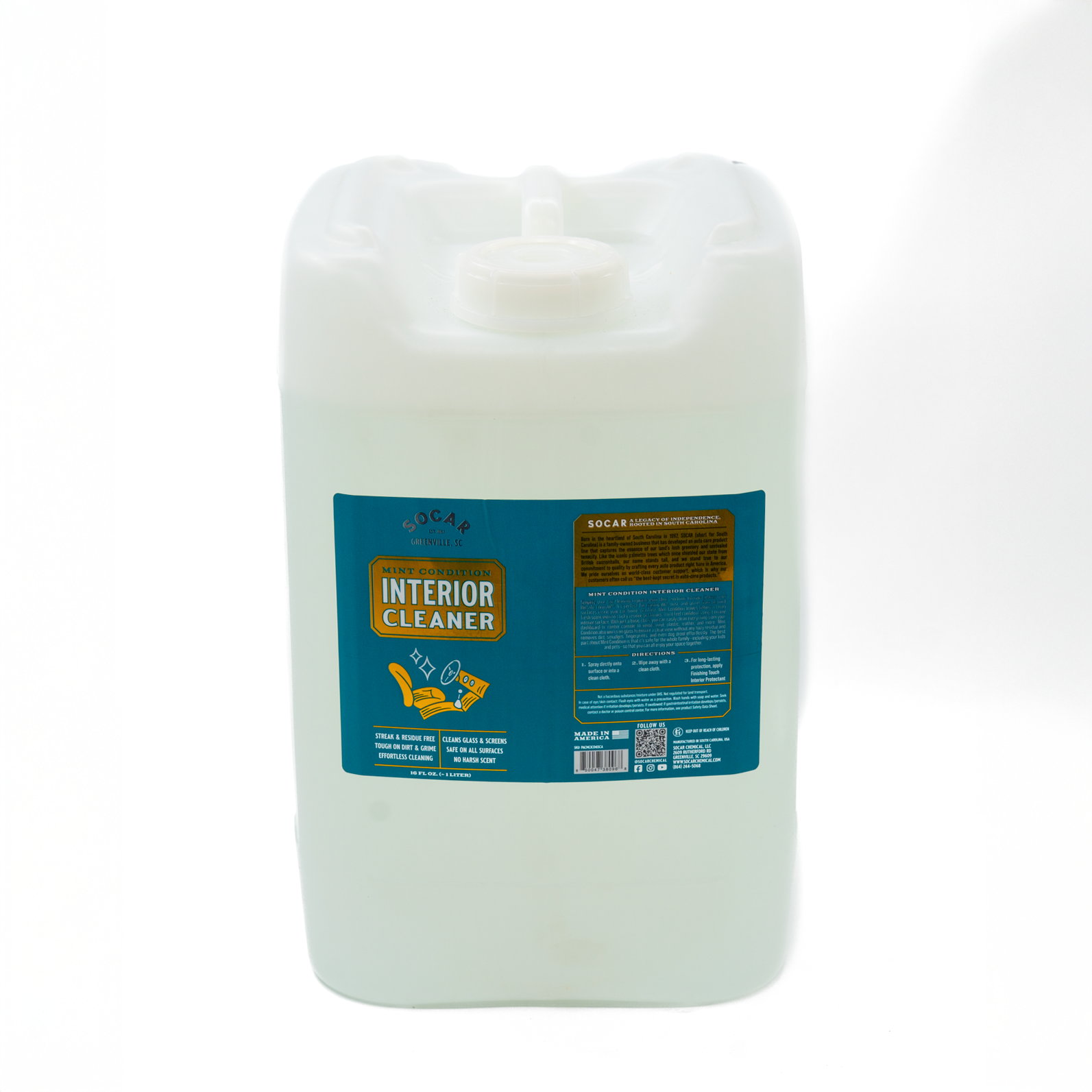 When life’s messes show up... Mint Condition with BioSafe Formula™ is perfect for erasing fingerprints, dirt, dust, and grime from all hard surfaces inside