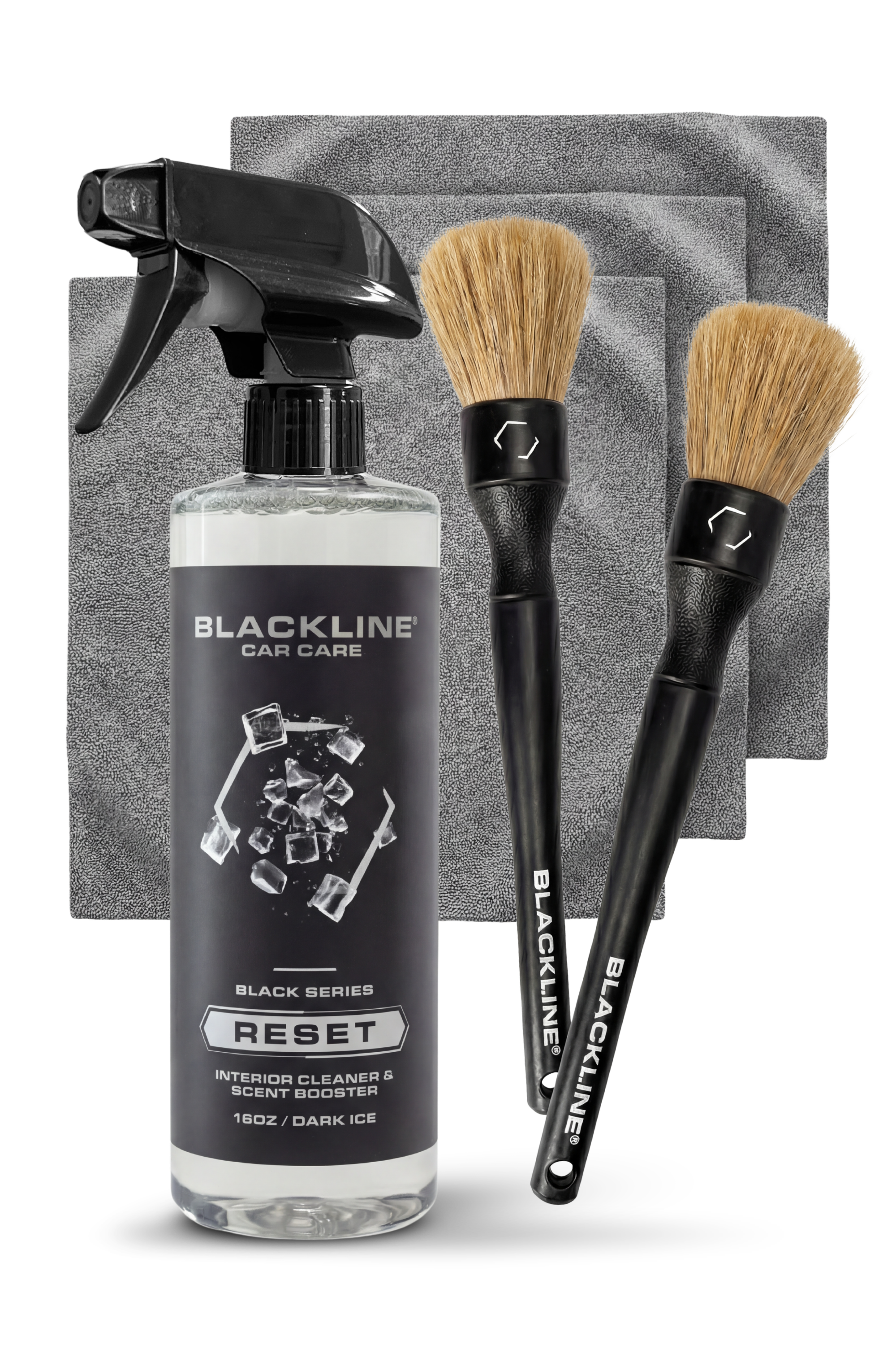 Blackline Car Care BLACKLINE® BOAR'S HAIR BRUSH SET - detail shot 8