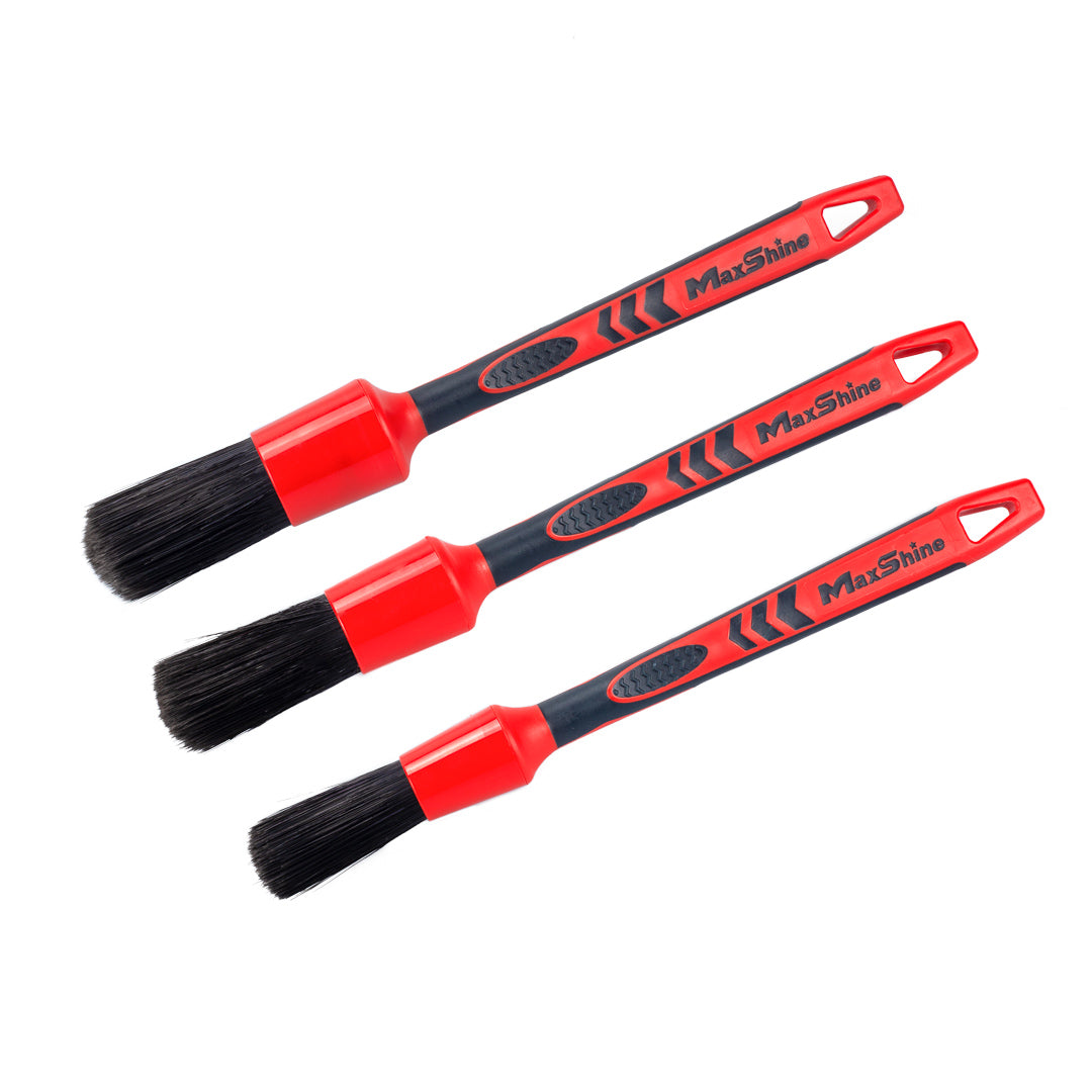 Detailing Brush Kits Boar's Hair, Ultra Soft, General Cleaning Detailing Brush Kits provide diverse options of size and style to best fit your car cleaning