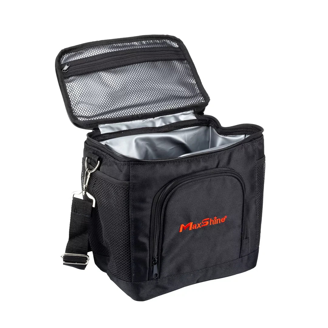 Cooler-Lined Detailing Tool Bag This heavy-duty detailing tool bag is perfect for storing all your car detailing supplies, including chemicals, brushes, and