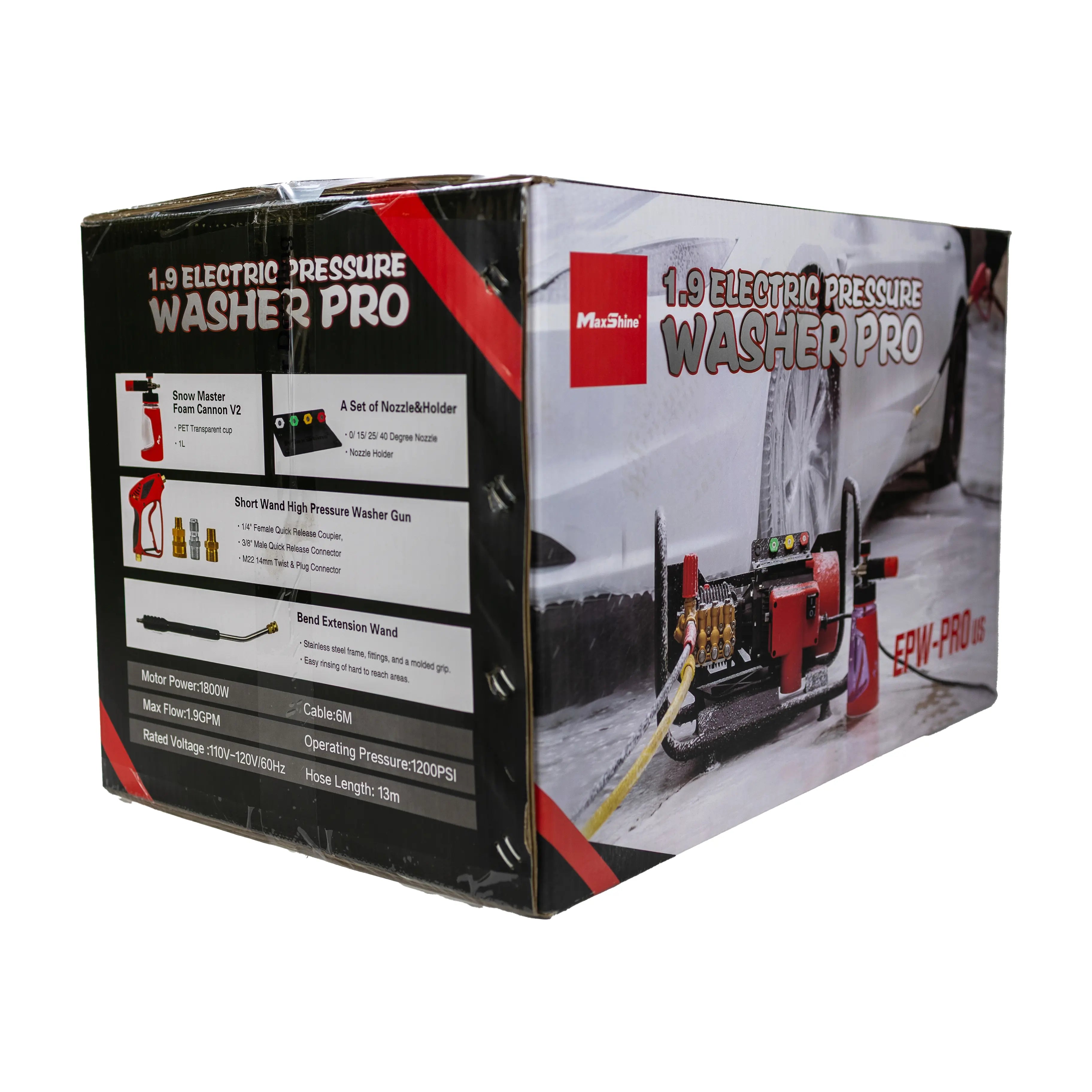 Electric Pressure Washer Pro Are you looking for a professional pressure washer that is powerful, quiet, and durable? Then the Electric Pressure Washer Pro is