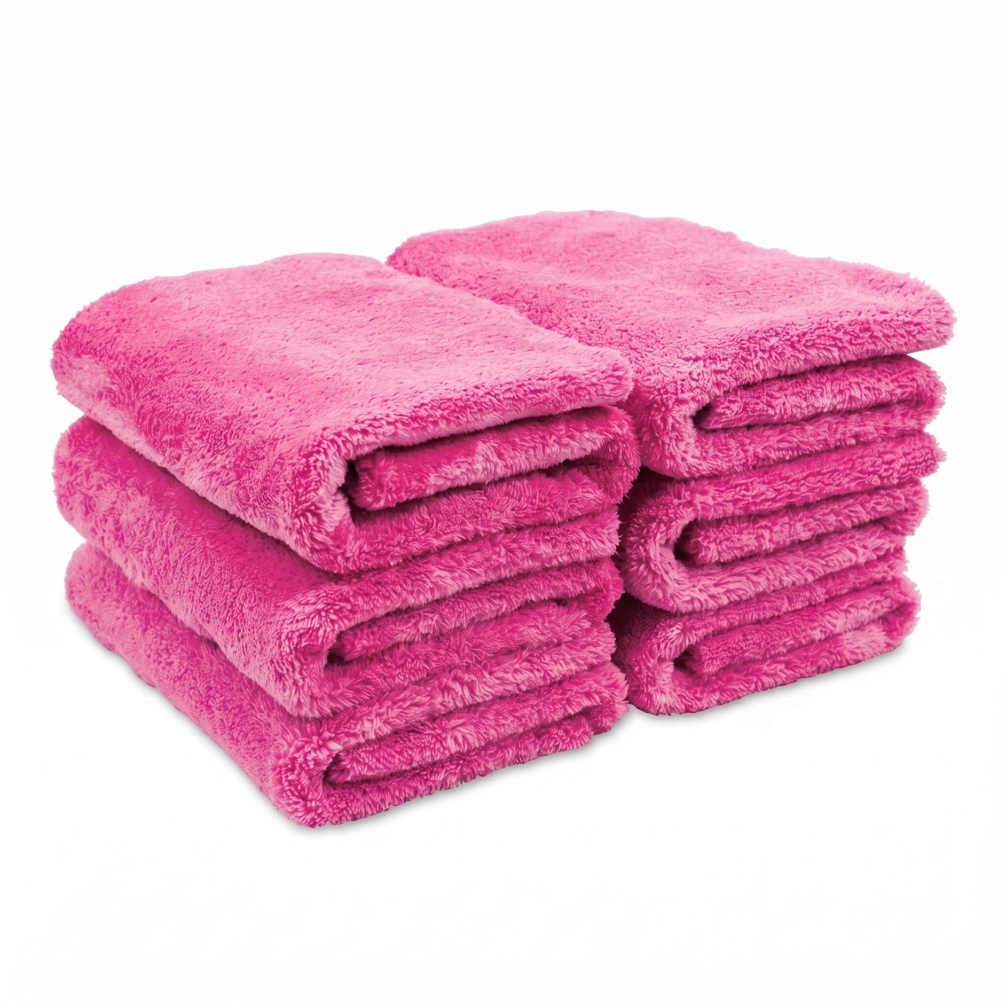 Wash & Whips Edgeless Coral Fleece Microfiber Towels - 3 Pack