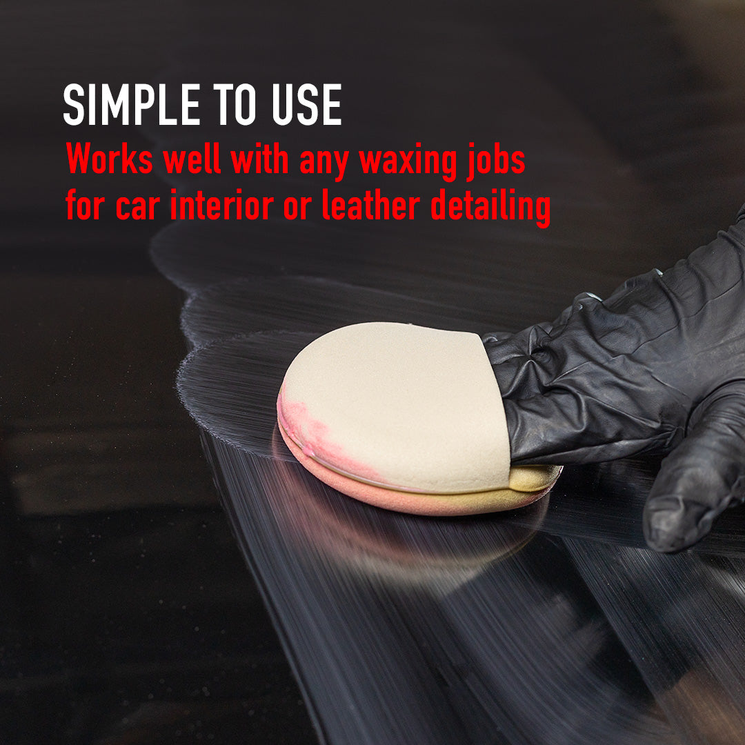 Maxshine Finger Pocket Foam Applicator-2pcs/pack | Foam Wax Applicator This handy and durable applicator works well with any waxing jobs for car interior or