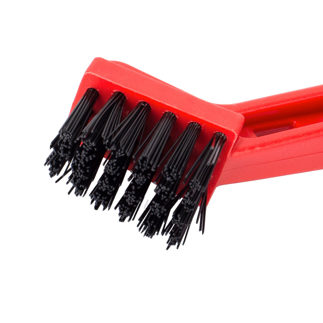 Maxshine Foam Pad Conditioning Brush in use - professional detailing application