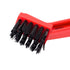 Maxshine Foam Pad Conditioning Brush in use - professional detailing application