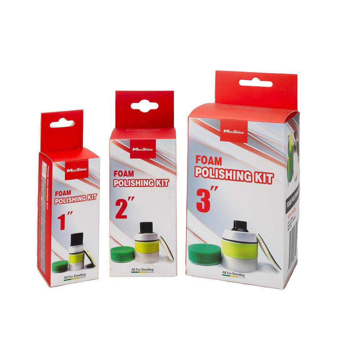 Buffing Pads For Cars For Polishing Small or Intricate Areas The buffing pads for cars, Maxshine Foam Polishing Kit, work the best for polishing tiny areas