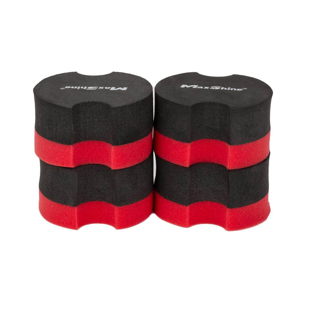 Maxshine Car Wax Foam Applicator Pad Rubber Backed – 4 Pack