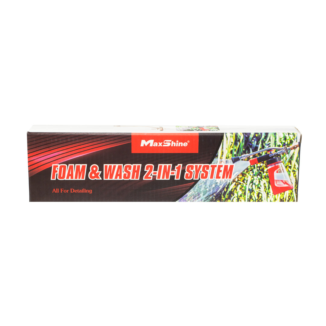 Dual Lance Pressure Washer Wand Foam and Wash 2-in-1 System This dual lance pressure washer wand has been designed to optimize your cleaning steps and save you