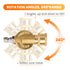 Giraffe Tools Pressure Washer Pivoting Couple, 7 angles, up and down to 120°, safety lock valve.