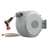 Giraffe Tools retractable garden hose reel delivers a one-stop watering solution—wall-mounted, auto-rewind, and adjustable for effortless use.