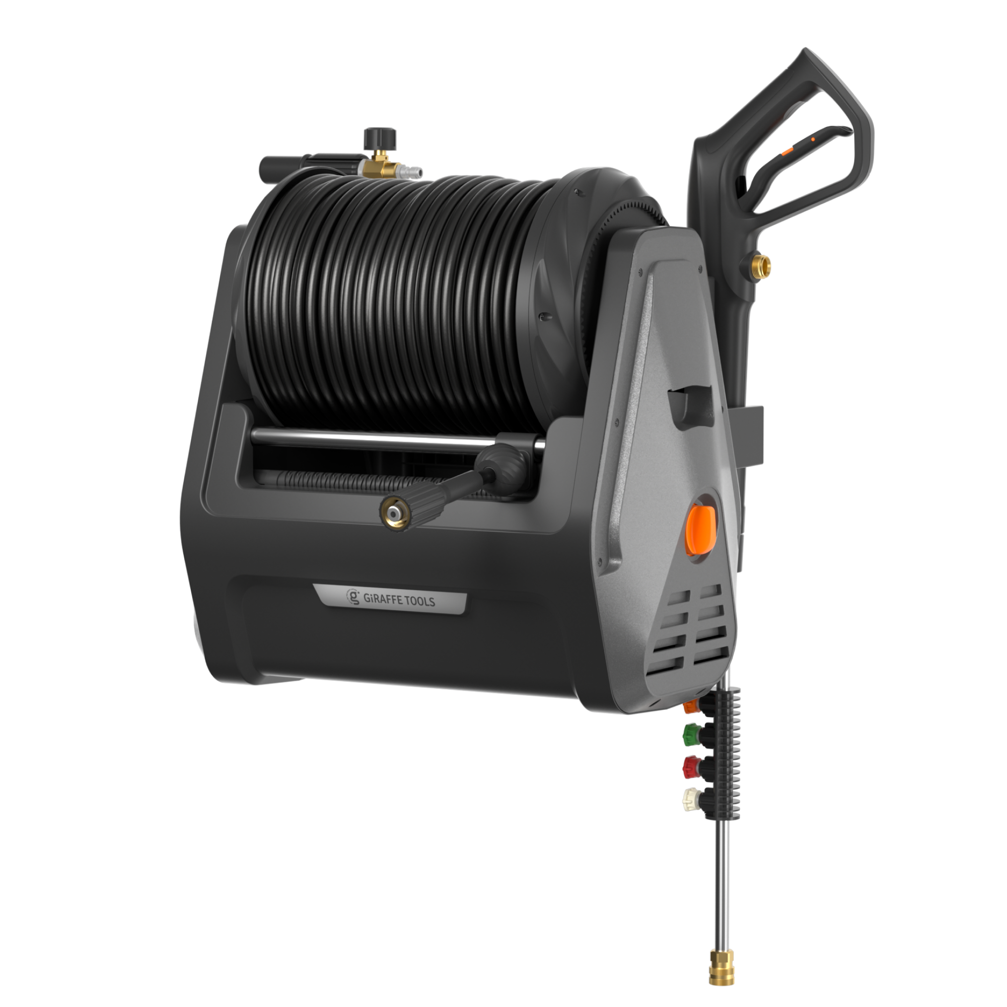 Grandfalls Pressure Washer has an auto-retraction high-pressure washer that can help you finish your cleaning tasks efficiently.