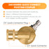 Giraffe Tools Pressure Washer Pivoting Couple, 7 angles, up and down to 120°, safety lock valve.