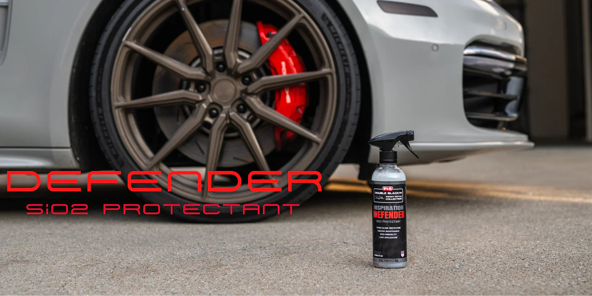 P&S Detailing Products P&S DEFENDER SIO2 PROTECTANT PINT product closeup - auto detailing equipment