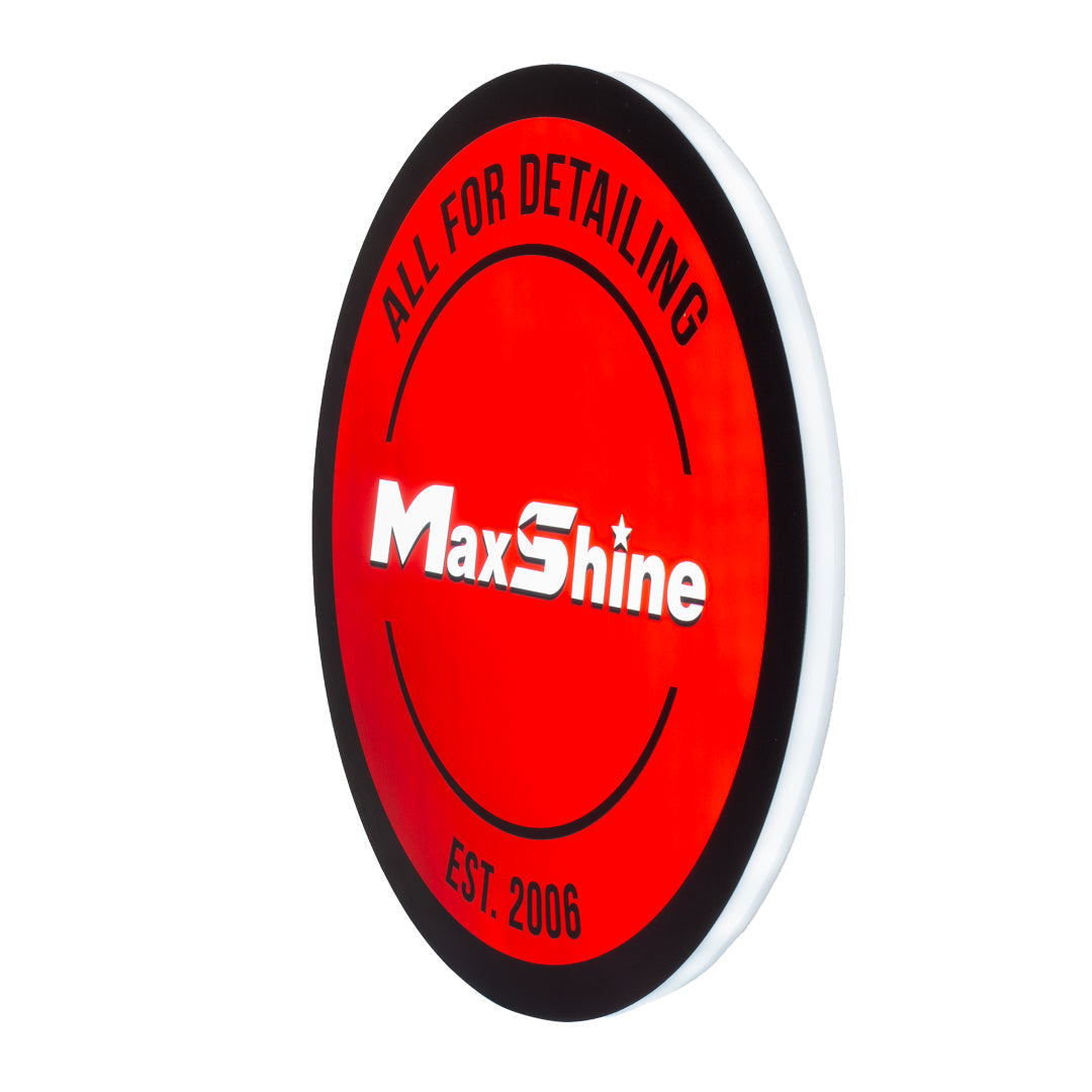 Maxshine Garage Logo and Sign