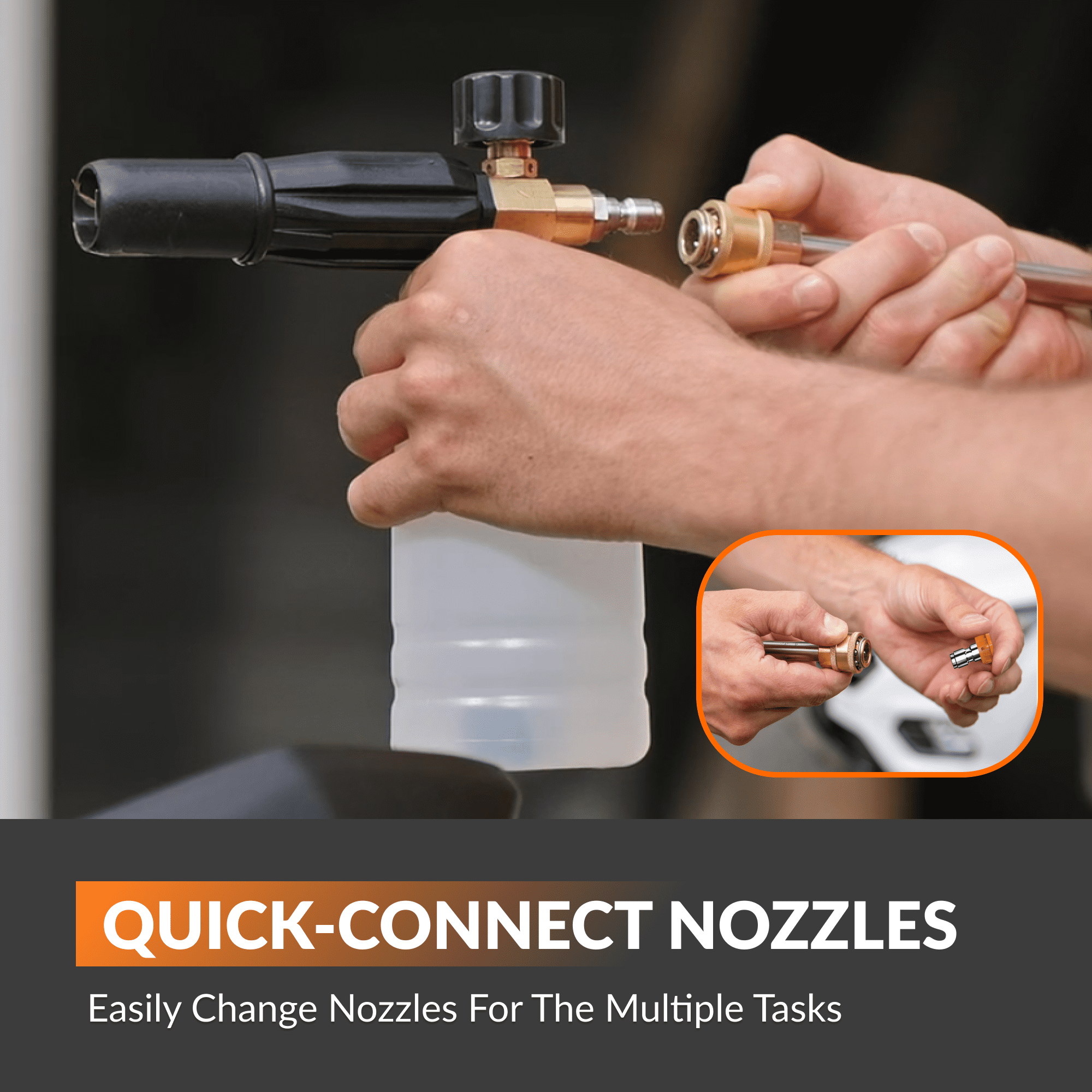 Grandfalls Retractable Pressure Washer Plus has an auto-retraction high-pressure washer which can help you finish our cleaning tasks efficiently.