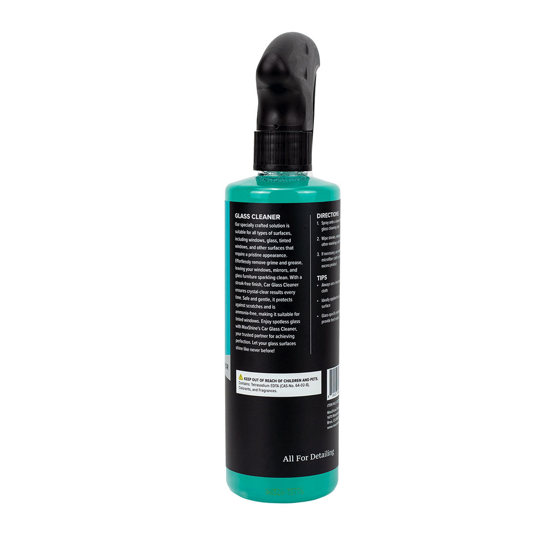Car Glass Cleaner See the Difference with Streak-Free Shine Car Glass Cleaner lets you experience crystal-clear windows and sparkling glass. This powerful