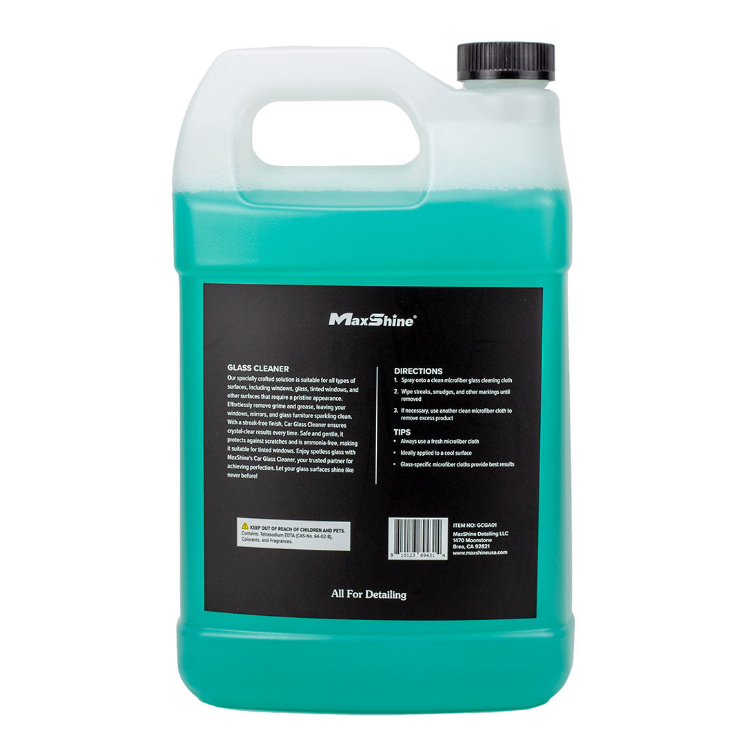 Car Glass Cleaner See the Difference with Streak-Free Shine Car Glass Cleaner lets you experience crystal-clear windows and sparkling glass. This powerful