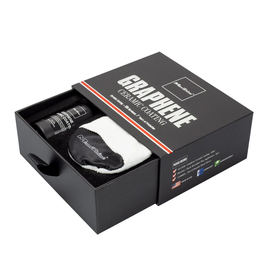 Graphene Ceramic Coating Best Weathering Coat, Long Lasting Protection This 50ml Graphene Ceramic Coating offers superior protection and shine for your car