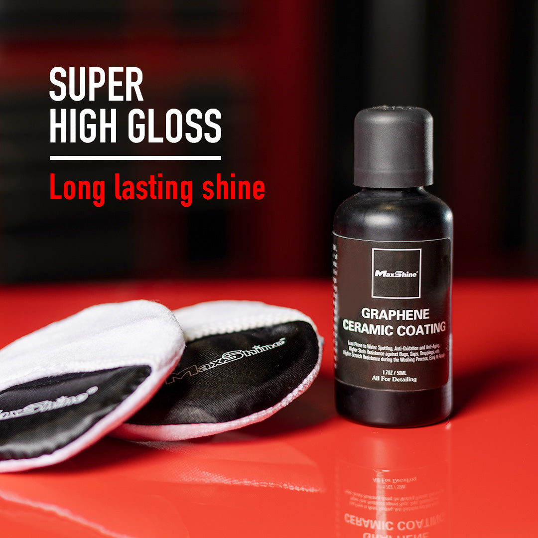 Graphene Ceramic Coating Best Weathering Coat, Long Lasting Protection This 50ml Graphene Ceramic Coating offers superior protection and shine for your car