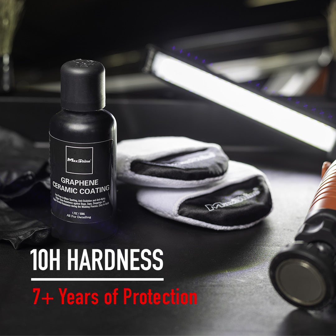 Graphene Ceramic Coating Best Weathering Coat, Long Lasting Protection This 50ml Graphene Ceramic Coating offers superior protection and shine for your car